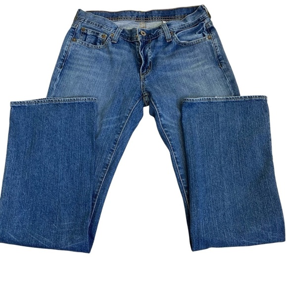 Polo Ralph Lauren Kelly Jean Bootcut Low Rise Mid Wash Relaxed Fit Y2K Casual 6R - Picture 11 of 15